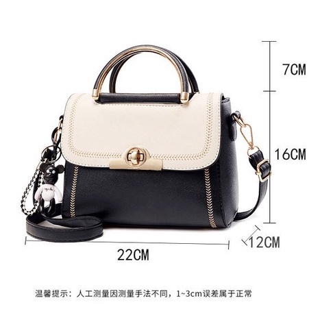 Túi đeo chéo dáng vuông nhỏ thời trang thanh lịch cho nữ