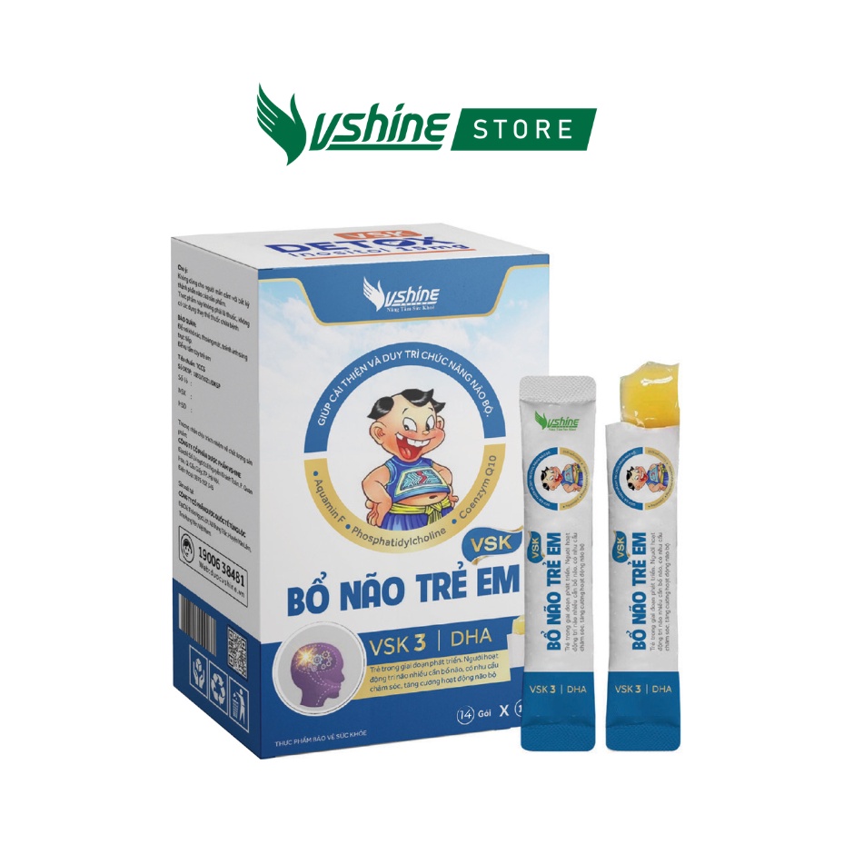Thạch Bổ Não Trẻ Em VSK - Tăng cường cải thiện chức năng não bộ