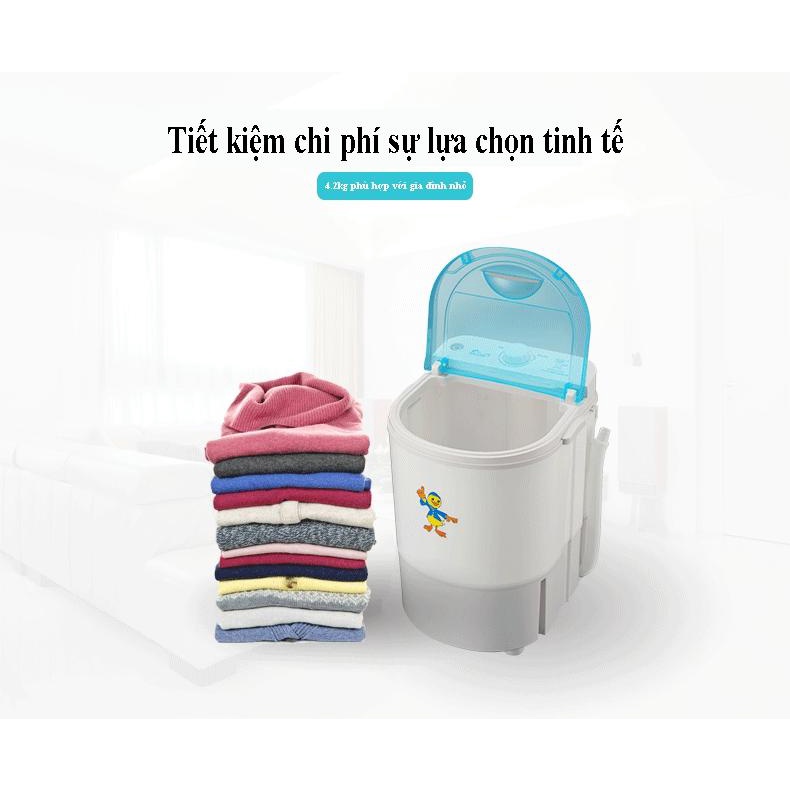 Máy giặt mini cao cấp Máy giặt vắt quần áo gia dụng mini Giá rẻ đặc biệt phù hợp dành cho học sinh sinh viên giặt riêng