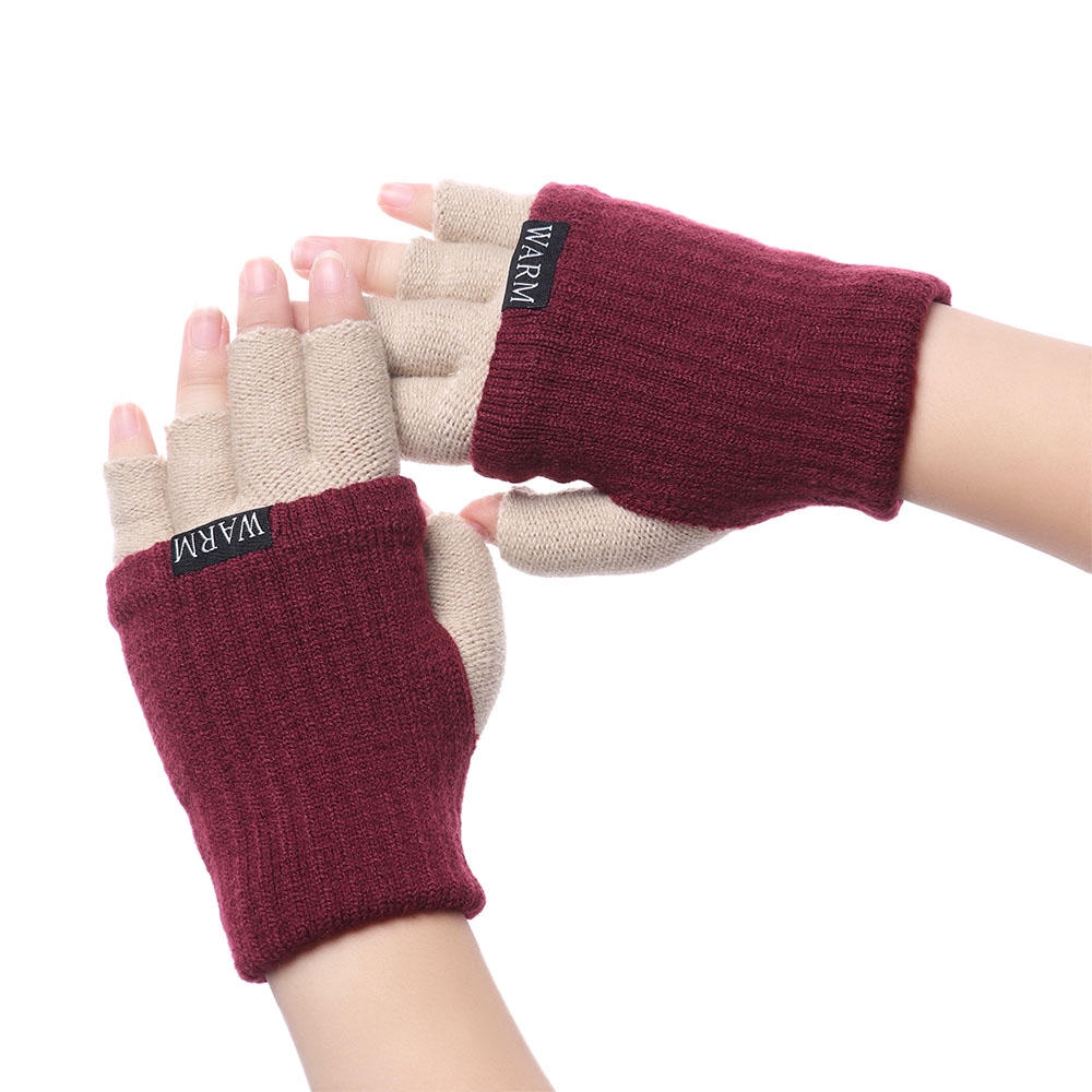 Găng tay giữ ấm hở ngón tiện dụng chất lượng cao cho nam / nữ