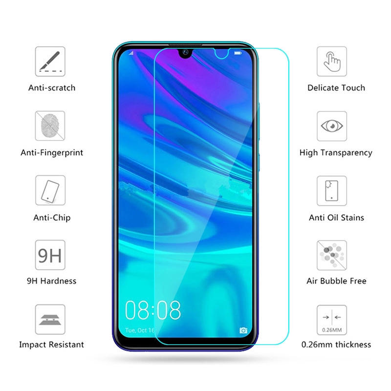 Set 1/2 kính cường lực trong suốt cho điện thoại Huawei Y6/ Y7 Pro 2019