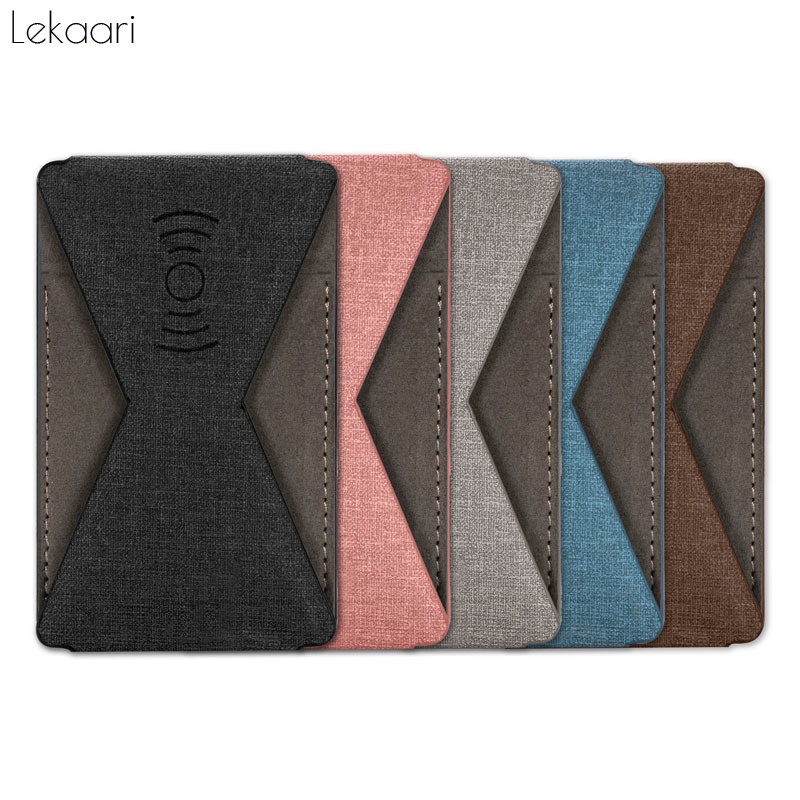 Bao Da Điện Thoại Dạng Ví Nắp Gập Từ Tính Có Ngăn Đựng Thẻ Kiêm Giá Đỡ Cho Xe Hơi