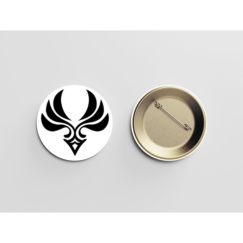 (nhiều mẫu) Huy hiệu cài áo IN HÌNH  PHÙ HIỆU NGUYÊN TỐ GENSHIN IMPACT anime chibi M3