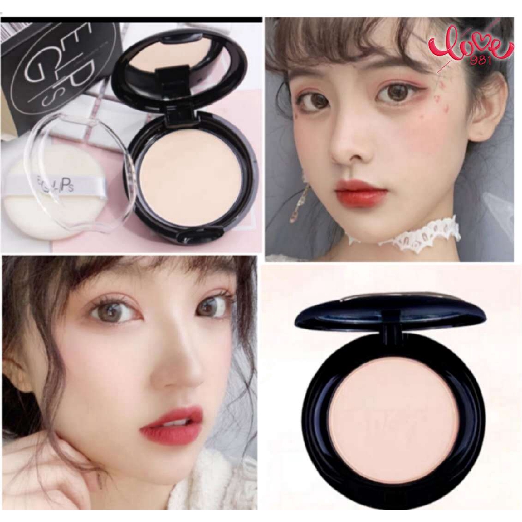 [Hàng mới về] Phấn phủ che khuyết điểm dưỡng ẩm lâu trôi làm sáng da có gương chất lượng cao