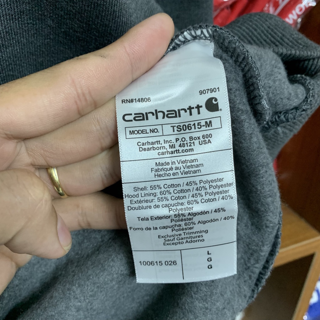 Hoodie Carhartt - HOODIE VẢI NỈ