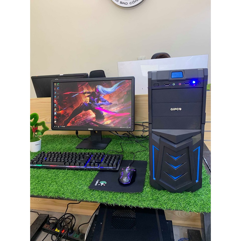 [Thùng PC]Case Máy Tính Chơi Game Max setting LOL