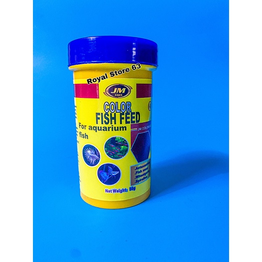 Color Fish Food thức ăn cao cấp cho cá bé, thủy sinh JM Aqua (50gram)