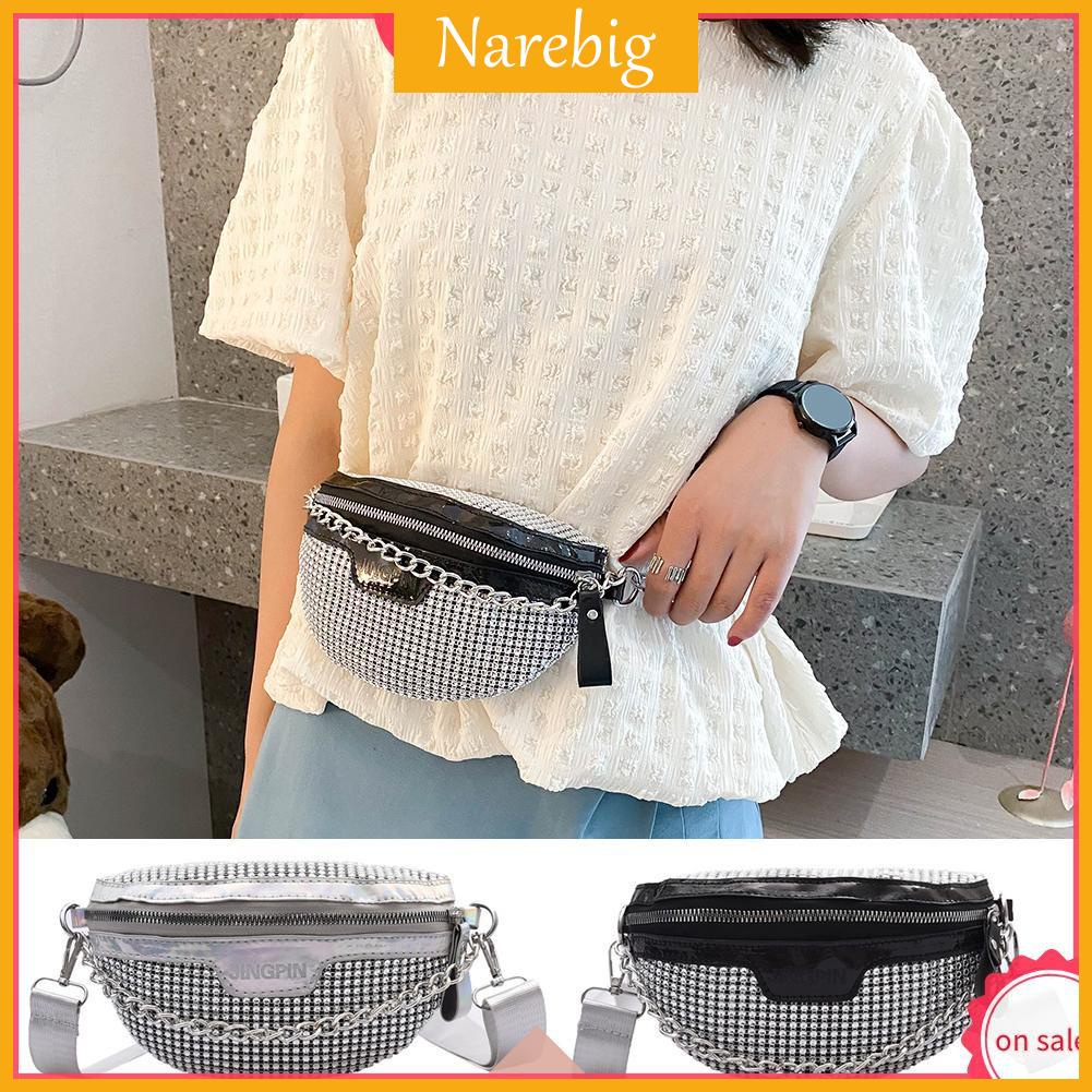 Túi Bao Tử Đính Đá Lấp Lánh Cho Nữ