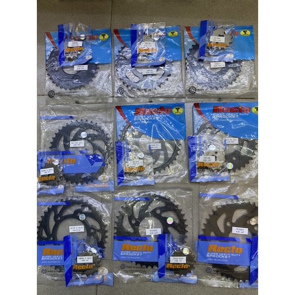 NHÔNG - ĐĨA RECTO - MSX - WINNER - SONIC -EX150 - EX135 - RAIDER - SATRIA - WAVE - DREAM - FUTURE