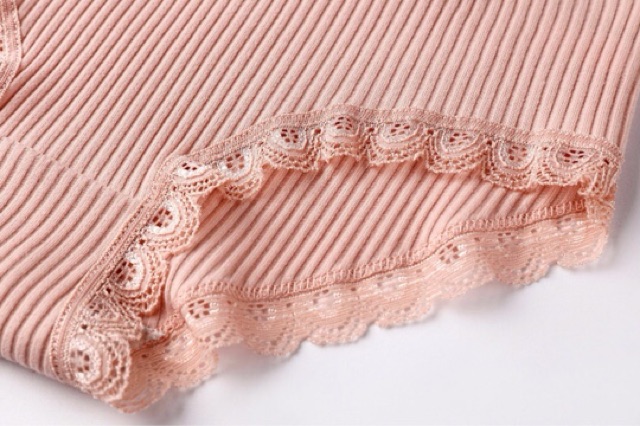 Quần lót nữ cotton tăm cao cấp - Quần chip nữ kháng khuẩn viền ren đính nơ đẹp sexy M04 | BigBuy360 - bigbuy360.vn
