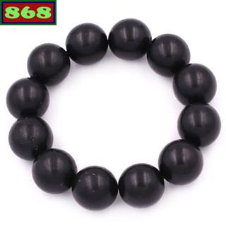 Chuỗi đeo tay gỗ mun 18 ly 12 hạt (size XXL), vòng tay chuỗi hạt