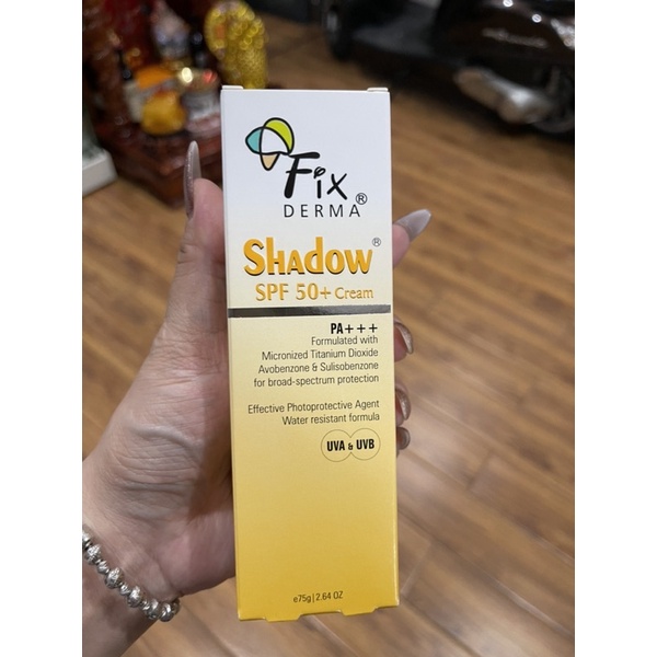 Kem Chống Nắng Phổ Rộng Fixderma Shadow Mỏng Nhẹ Không Gây Bí Da SPF50 Cream Hàng Chính Hãng