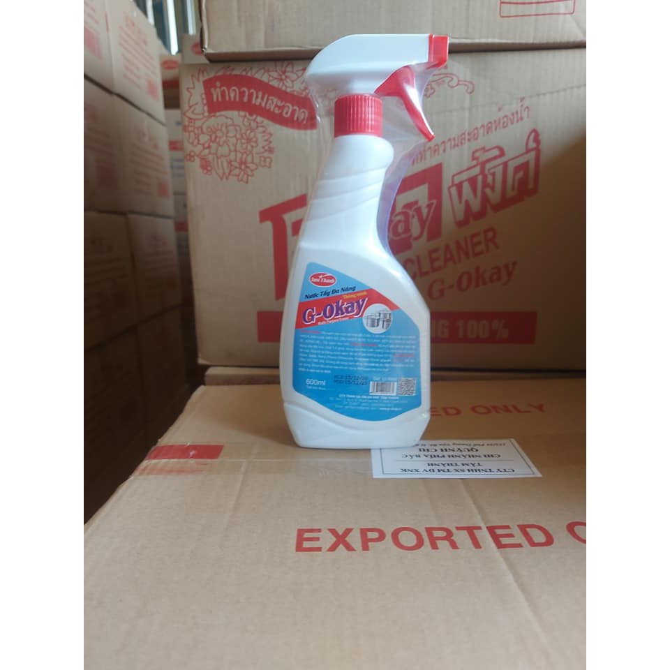 Xịt tẩy đa năng G-Okay 680ml , tẩy sạch gỉ sét, tẩy vết dơ, vết cháy nồi, xoong, chảo, inox cực mạnh