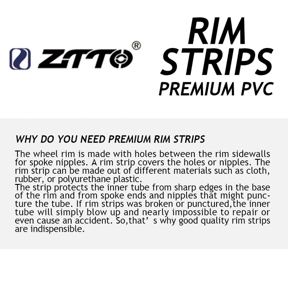 Set 1/2 Dây Viền Bánh Xe Đạp Leo Núi Bằng PVC Chất Lượng Cao