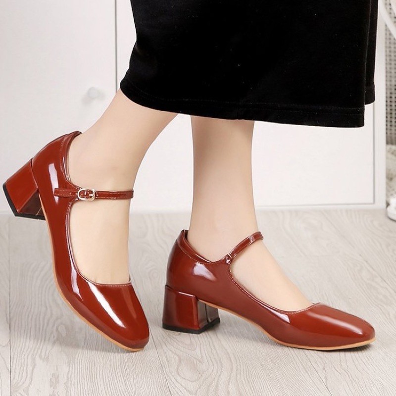 Giày Mary Jane Vintage 5cm” có video”