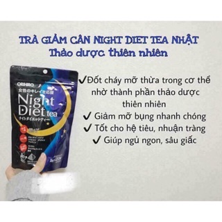 Trà giảm cân Night Diet Tea Oỉhiro (24 gói)