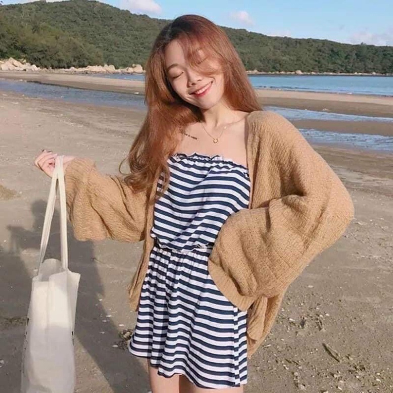 Áo Cardigan Nữ [HÀNG LOẠI 1] Áo Khoác Cardigan Len Mỏng Phong Cách Hàn Quốc ELLA - Hàng mới về | BigBuy360 - bigbuy360.vn