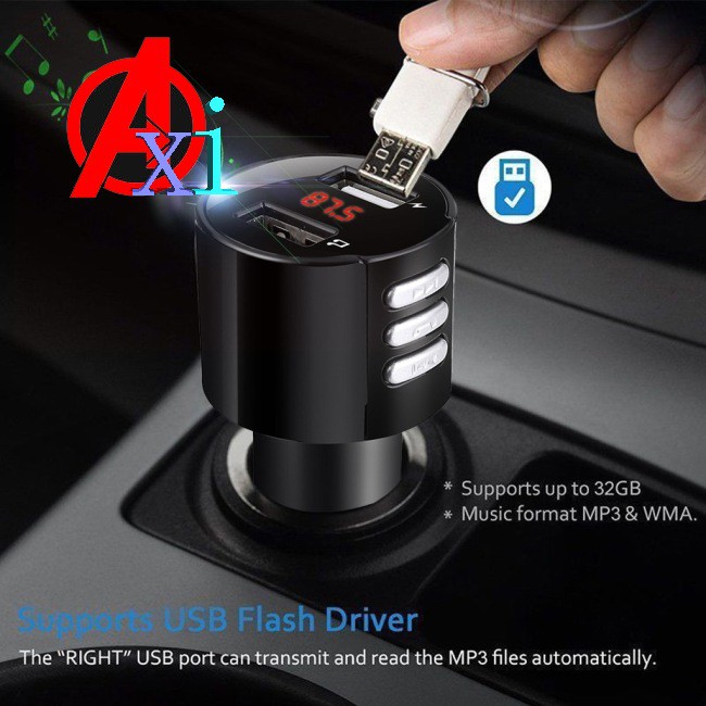 Fm Transmitter Music Player Car  Charger Car Mp3 Bluetooth Player Hands-free Car