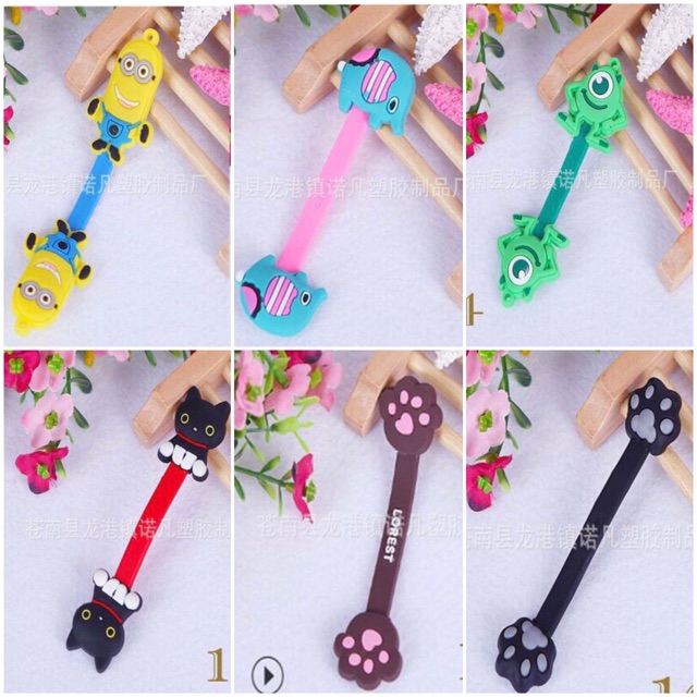 Dây Quấn Cáp Sạc Tai Nghe Hình Thú Siêu Kute | BigBuy360 - bigbuy360.vn