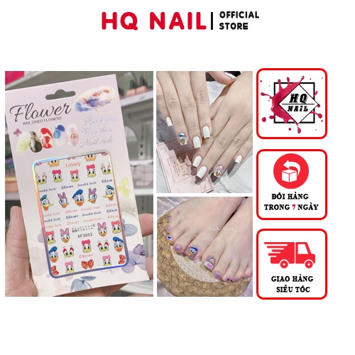 Stick nail mẫu vịt donal siêu cute