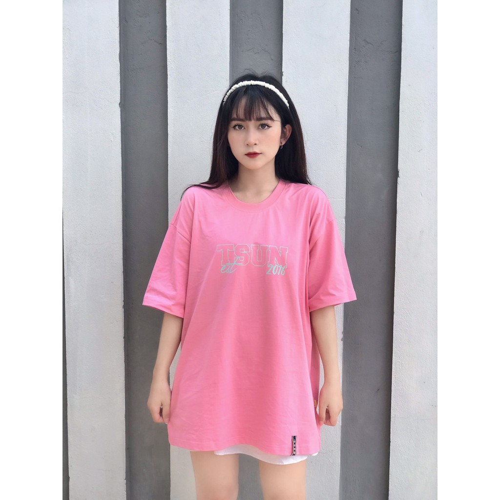 Áo thun TSUN Signature 2 - Hồng - Unisex