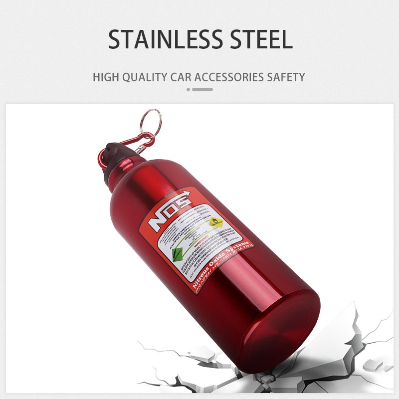 Bình Đựng Nước Cách Nhiệt Bằng Thép Không Gỉ 500ML Thông Dụng Cho Xe Hơi phổ quát NOS xe hơi bằng thép không gỉ tự động ngoài trời bình di động ngoài trời JDM đua nitơ tăng tốc ô tô Phụ kiện nội thất