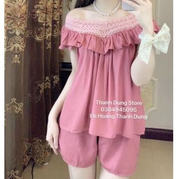 Bộ Cổ Bèo &quot;Bigsize&quot; Phối Ren