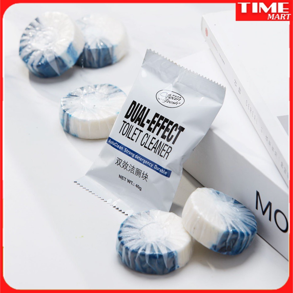 Chất tẩy rửa nhà vệ sinh tác động kép Xiaomi Clean-n-Fresh (40g x 12 gói)[TIME_MART siêu thị tiện ích gia đình]