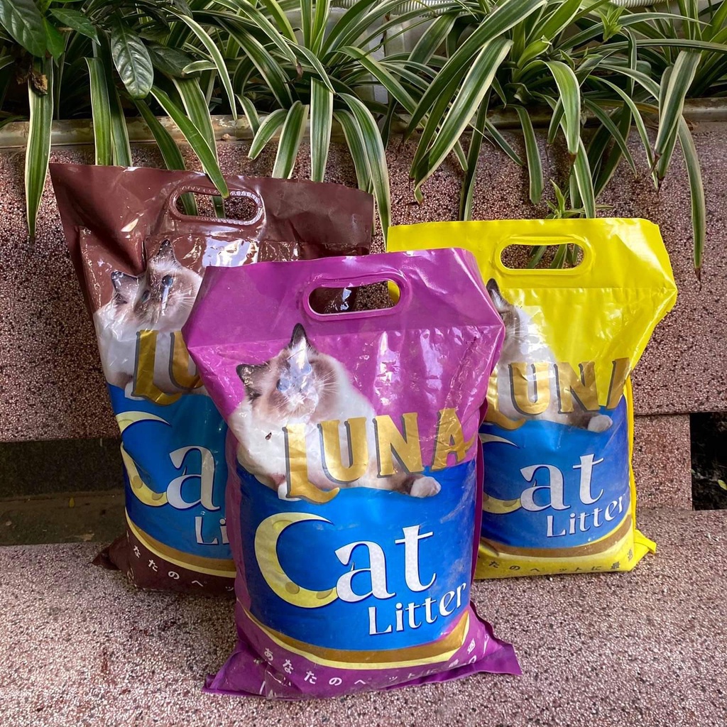 Cát vệ sinh cho mèo Cat Luna 8L - Cát mèo vệ sinh khử mùi diệt khuẩn thumbnail