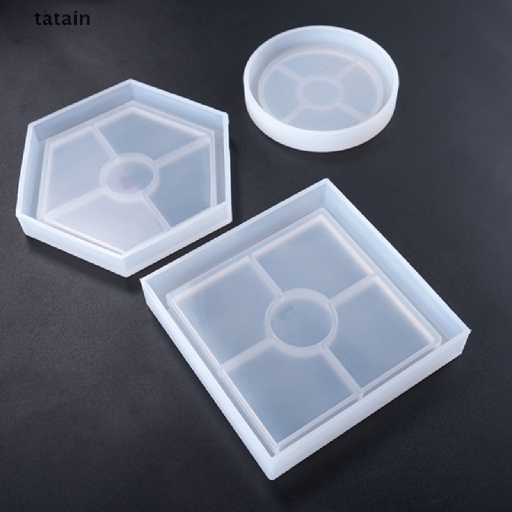 [TAT] Base Tray Silicone Mold Large Size Round Tray Concrete Mold Terrazzo Round Plate CVX