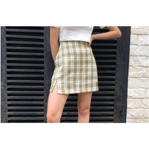 Chân váy kẻ caro Ulzzang nhiều màu - Chân váy chữ A caro Zinti | BigBuy360 - bigbuy360.vn