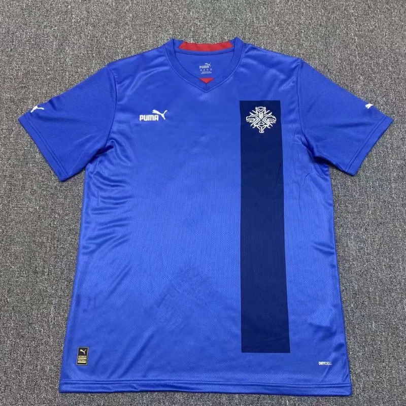 Áo Thun Đá Banh Tay Ngắn Đội Iceland 22-23 Size S-XXL