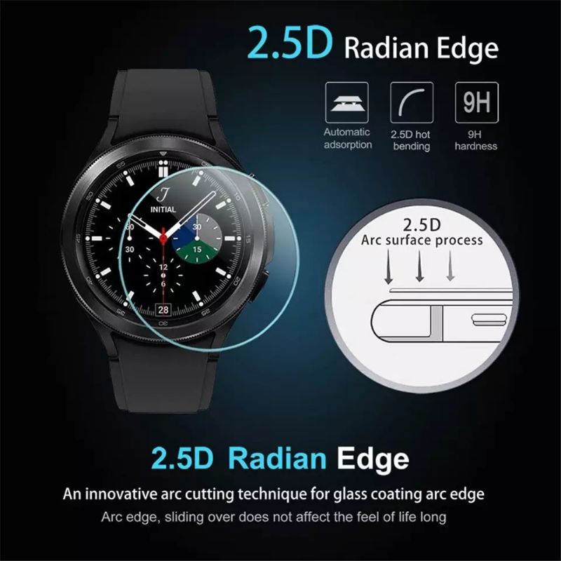 Kính cường lực 2D chống trầy xước bảo vệ cho đồng hồ Samsung Galaxy Watch 4 40mm / 44mm và Watch 4 classic 42mm / 46mm