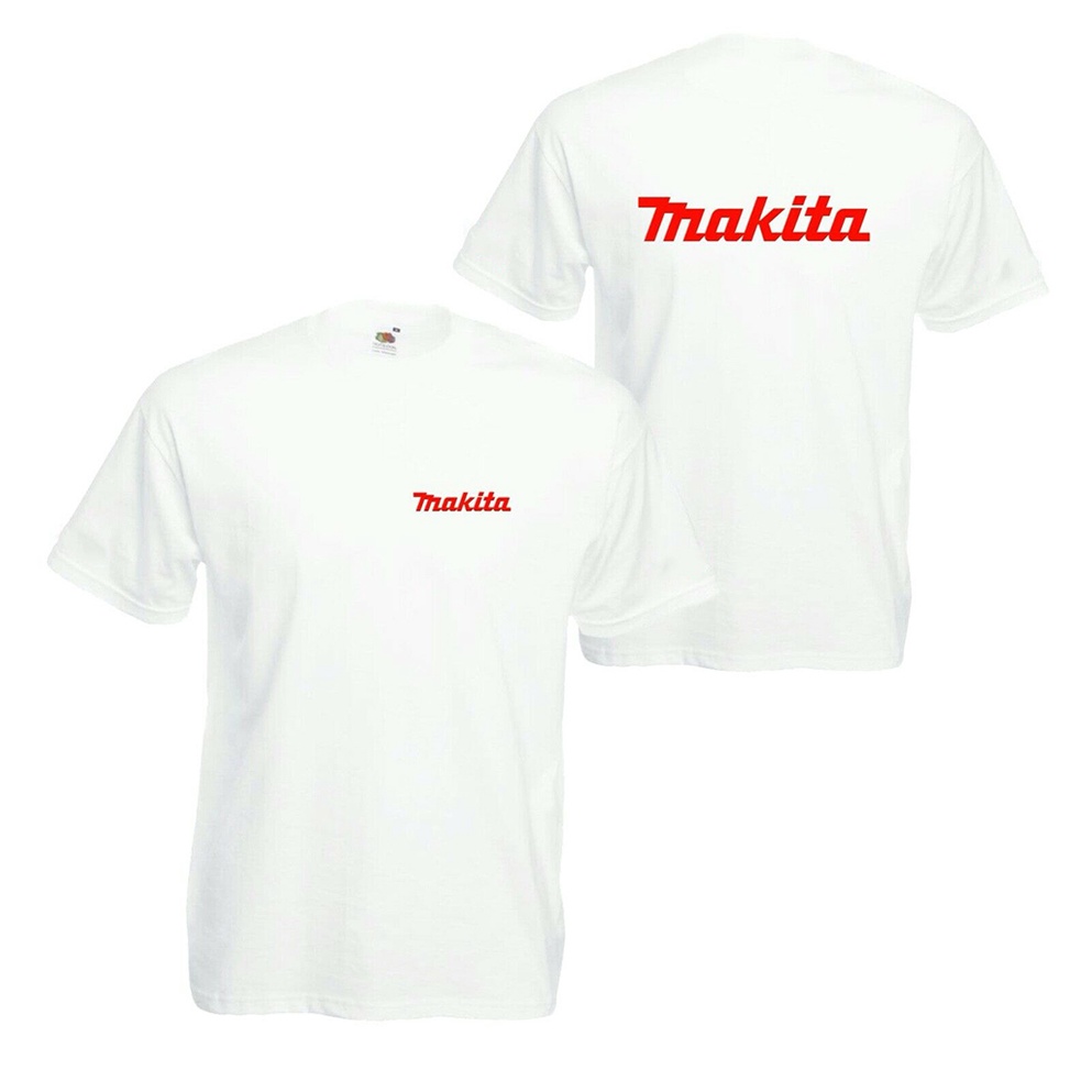 MAKITA Áo Thun Cotton Công Sở Cho Nam