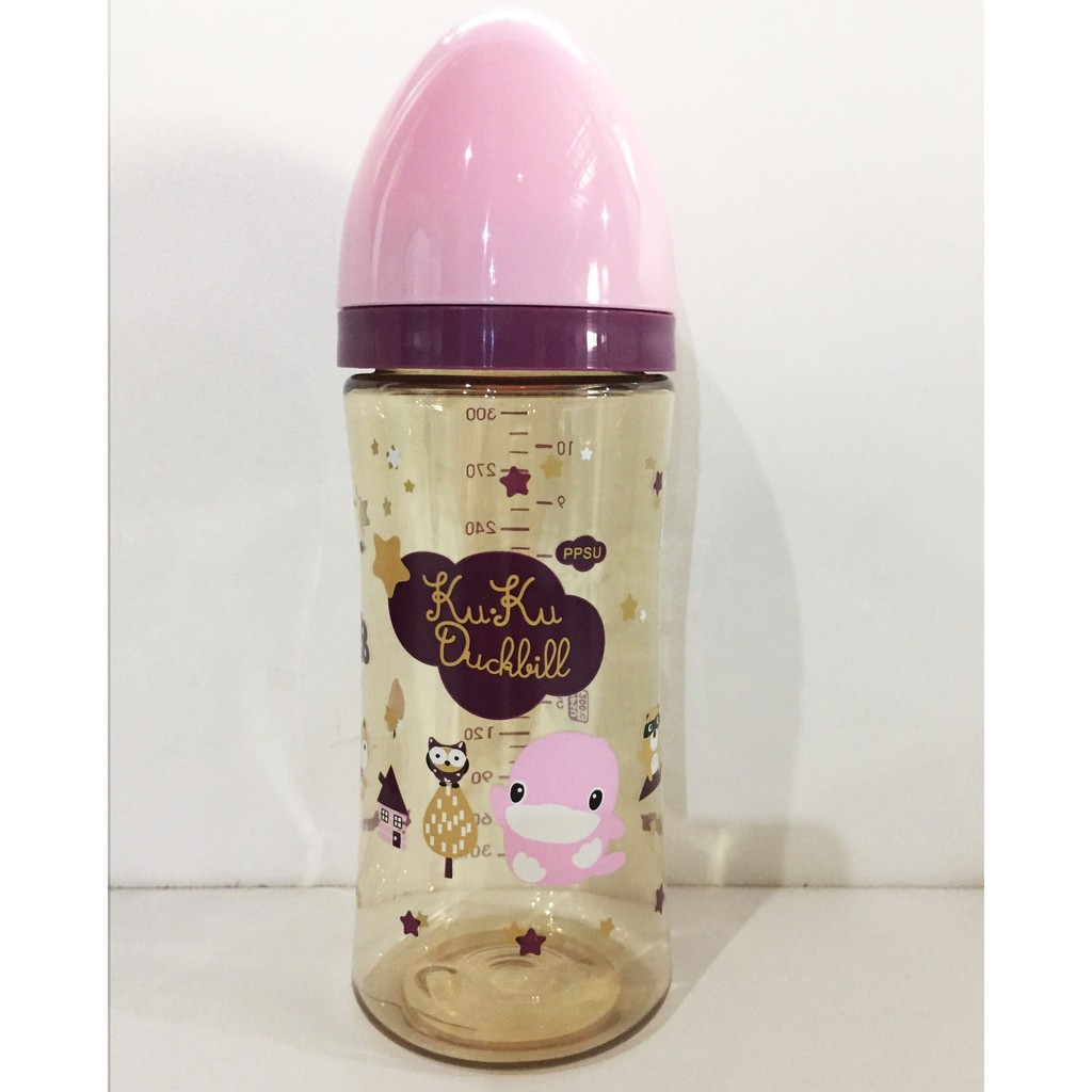 Bình sữa PPSU cổ rộng kuku ku5857 300ml