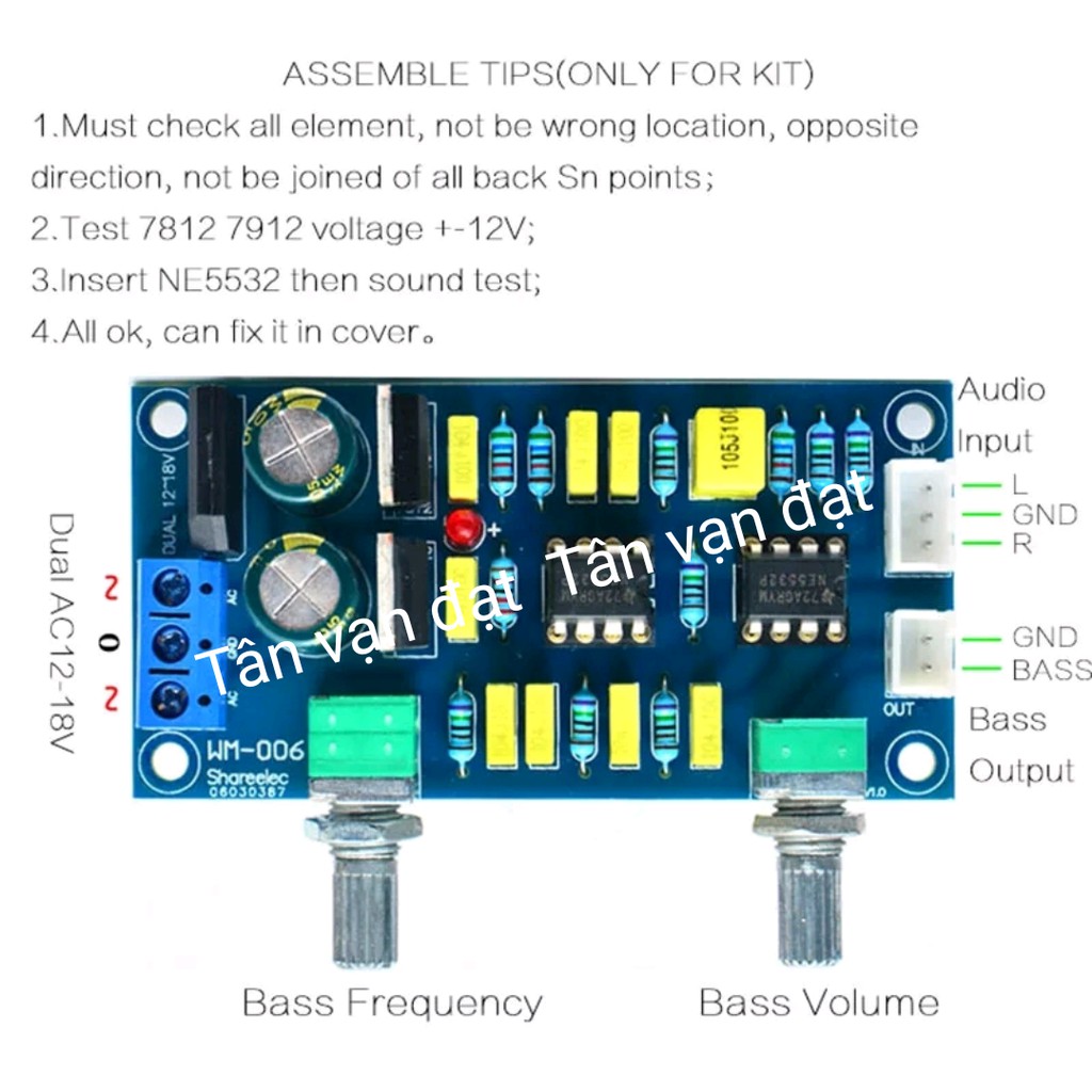 Mạch điều chỉnh âm Trầm Sub chất lượng cao nhất thị trường