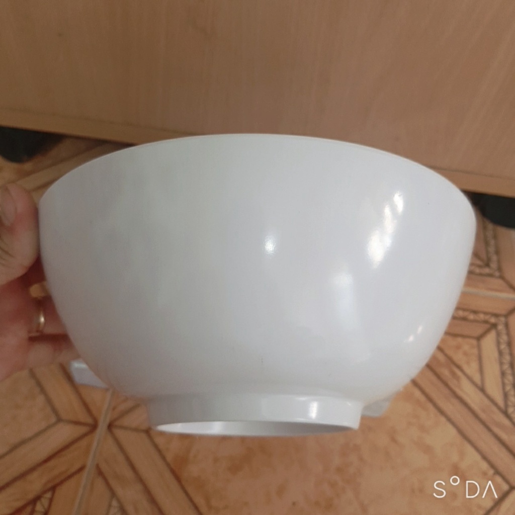 Tô nhựa D3,D4,D5,màu trắng melamine sang trọng