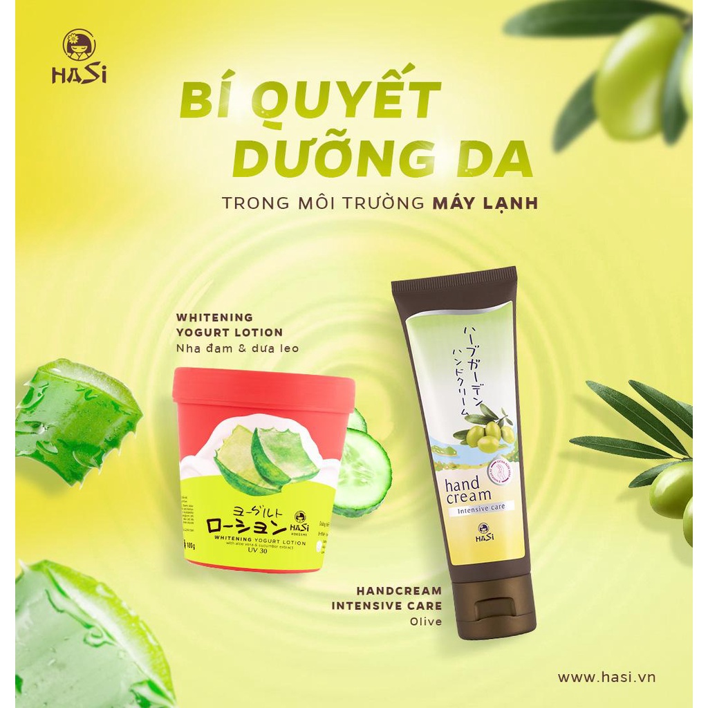 Sữa dưỡng thể trắng da Yogurt & Trái Cây HASI KOKESHI Whitening Yogurt Lotion 180g