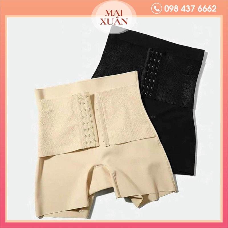 Quần nịt bụng nguyên khối [ SIÊU CO GIÃN ] định hình vùng Bụng dưới sát người, không lộ