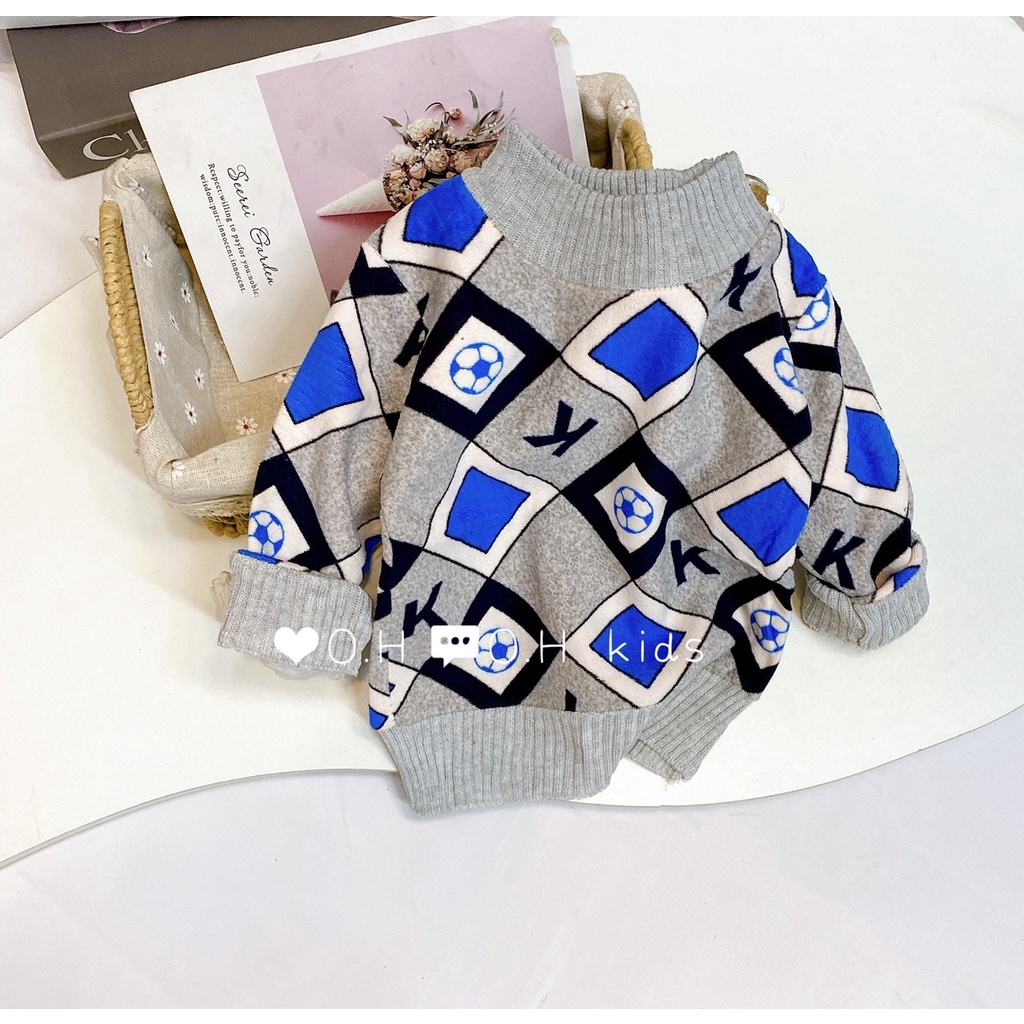 Áo nhung lông hàng Quảng Châu cho bé trai, bé gái