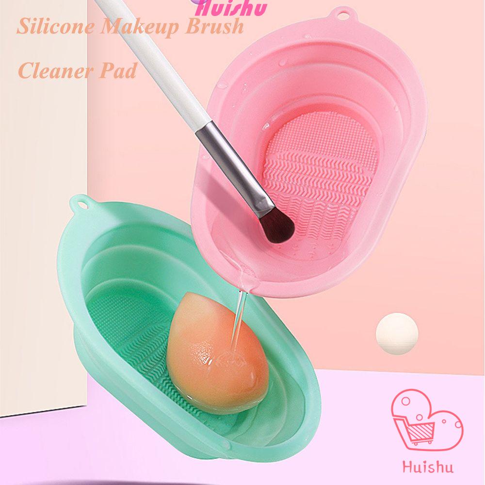 Đệm Silicone Làm Sạch Cọ Trang Điểm Có Thể Gấp Gọn Tiện Dụng