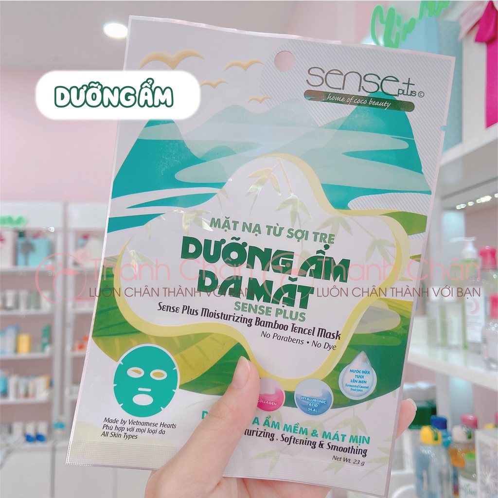 Mặt Nạ Từ Sợi Tre Sense Plus 23g/miếng