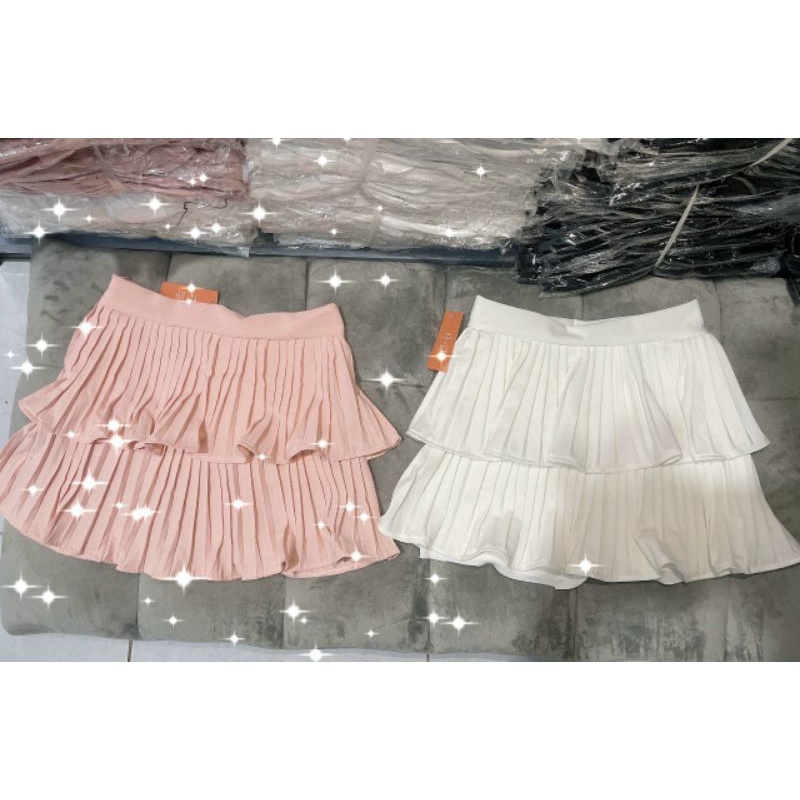 V1 CHÂN VÁY 2 TẦNG XINH LUNG LINH ĐẸP XĨU hình thật  #CHÂN_VÁY