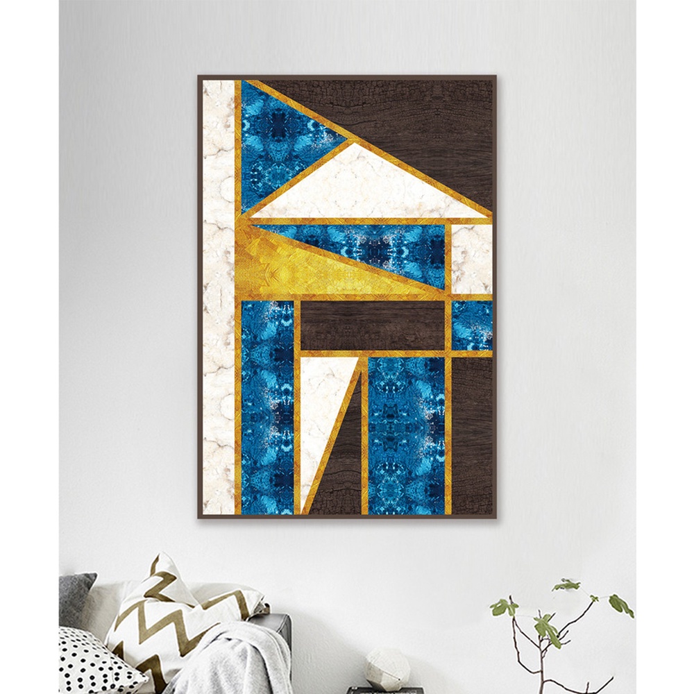 In hình ép gỗ Laminate TRANH TRỪU TƯỢNG - Mẫu 72 (1 HCN 40x60, 50x75, 60x90). In ảnh theo yêu cầu