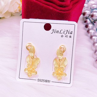 Bông tai nữ GADO chữ X mạ vàng 18k sang trọng thời trang B020