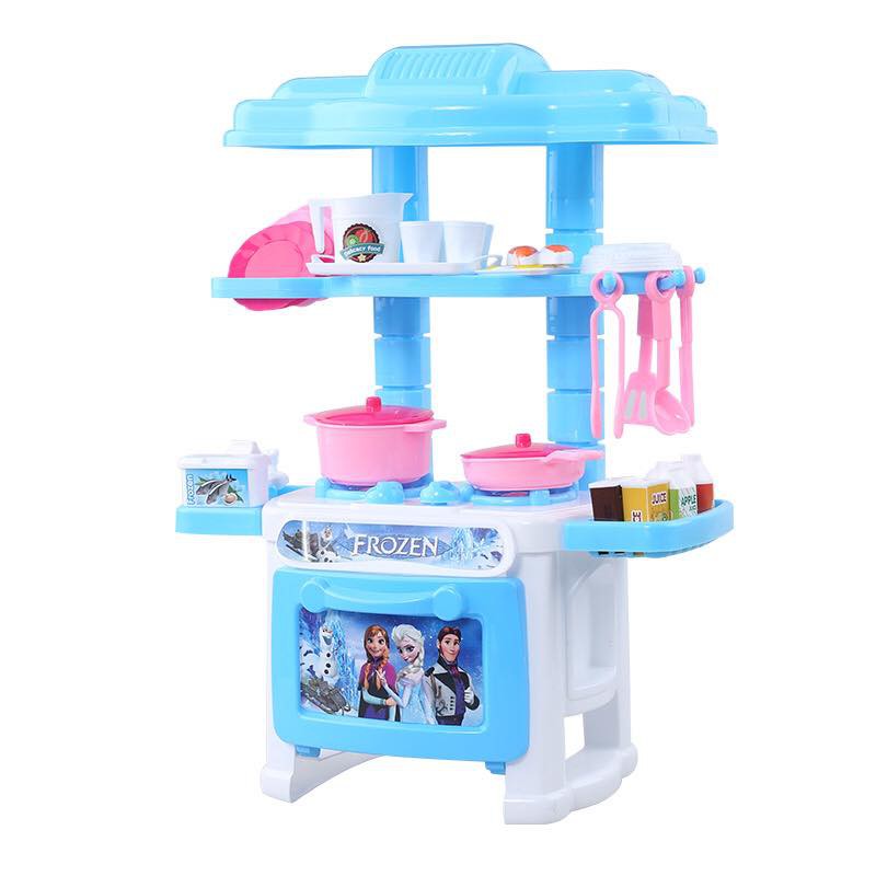 Bếp Frozen mini màu xanh