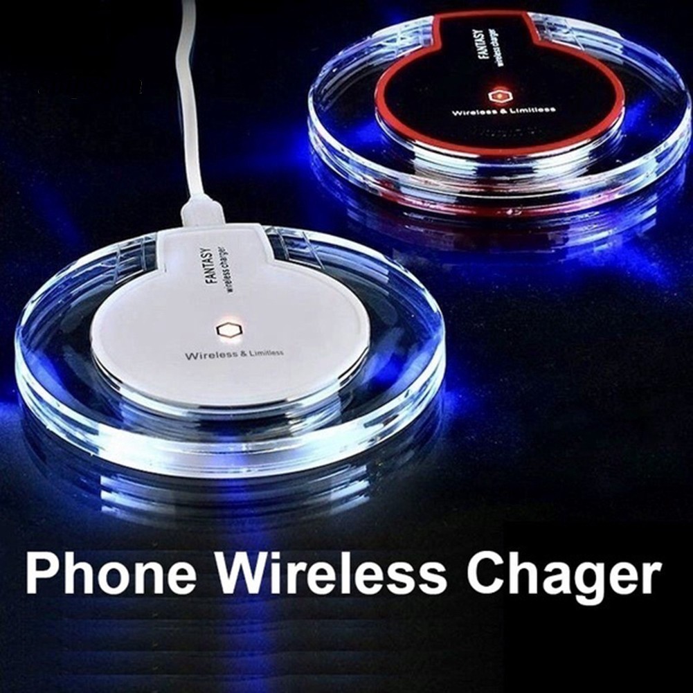Đế sạc không dây Qi siêu mỏng thích hợp cho iPhone X Samsung Galaxy