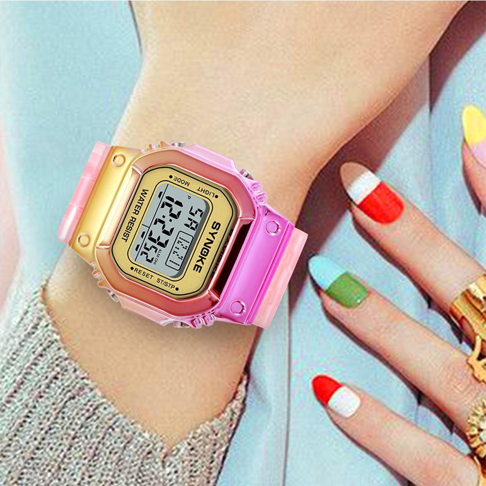 Đồng Hồ Điện Tử Đa Năng Daanes Có Đèn LED Thời Trang SYNOKE