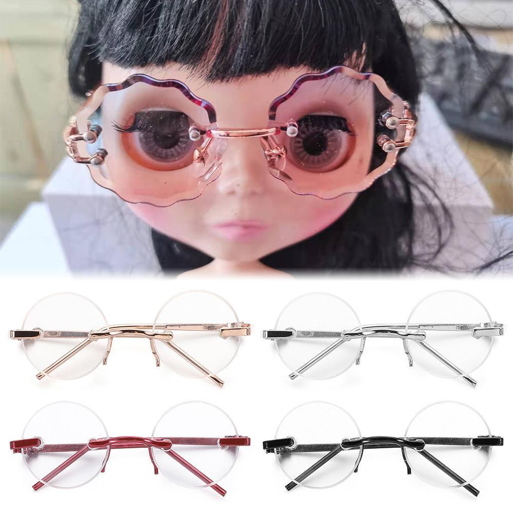 LUOL Kính Mắt Gọng Tròn Dễ Thương Cho Búp Bê BJD 1 / 61 / 12