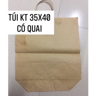 Combo 100 túi giấy có quai túi 5 kt 35x40